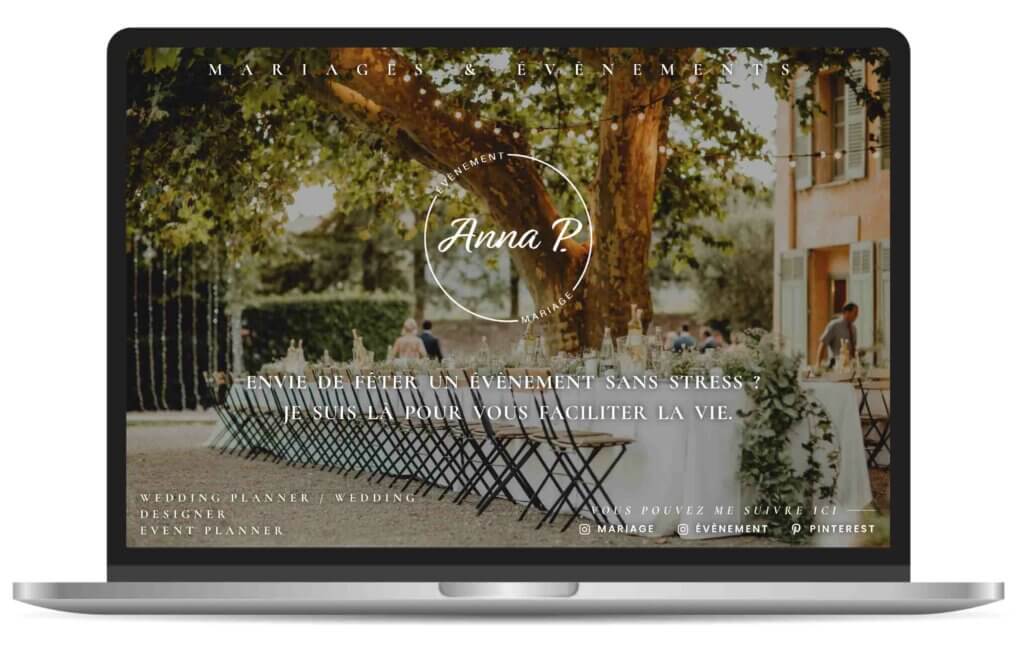 Site vitrine Wedding Planner
