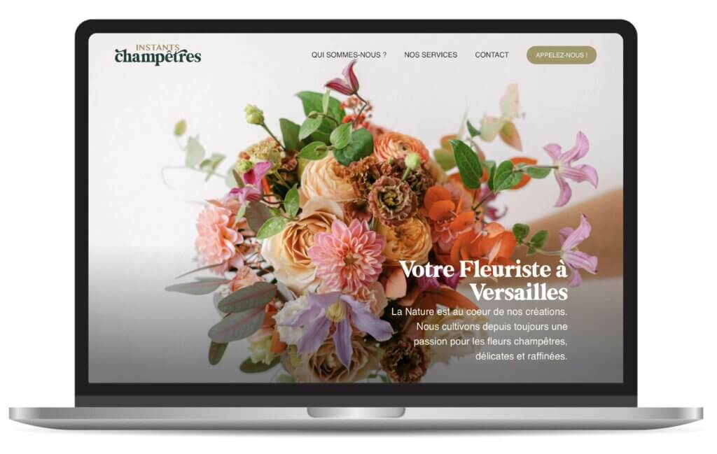 Site vitrine Fleuriste