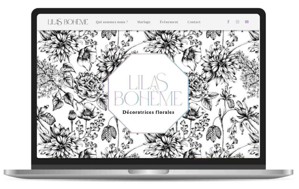 Site Vitrine Décoratrice Florale