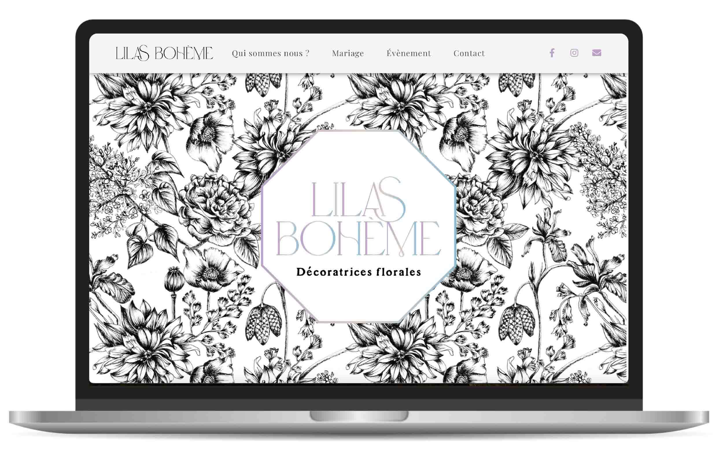 Site Vitrine Décoratrice Florale